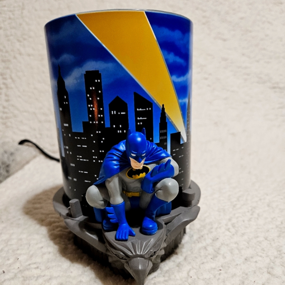 Batman Night Light with Cityscape Design